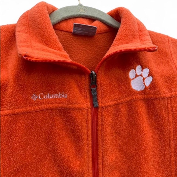Columbia Vibrant Orange Fleece Jacket - Picture 4 of 7